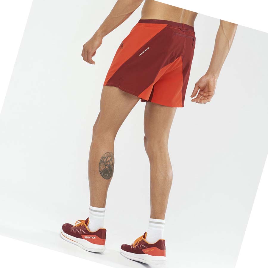 Bermudas Salomon CROSS 5'' Hombre Naranjas | MX 3169CTV